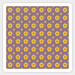 I Got That Floral Feelin' Vintage Pattern Sticker